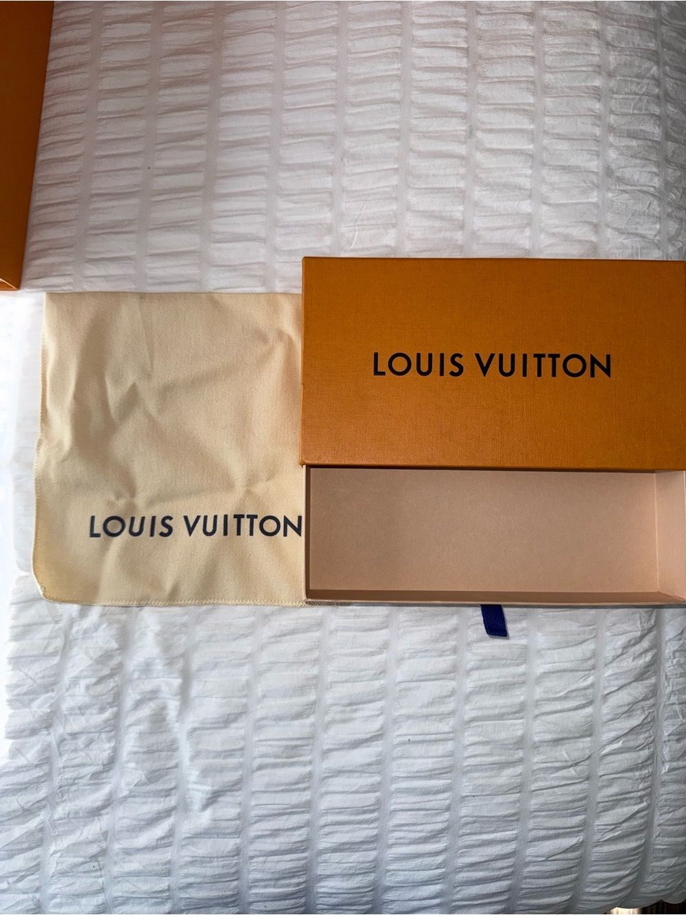 Louis Vuitton Wallet Box Orange Box with Cream Dust Bag ! - Picture 5 of 5